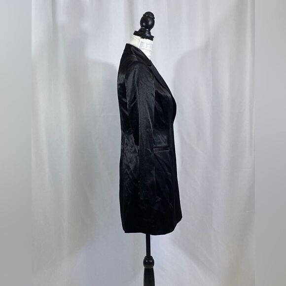 Aidan Mattox Satin Tuxedo Mini Dress size 2 - Picture 7 of 11